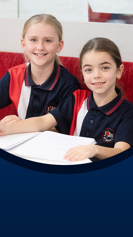 Students learning together in the classroom at St John XXIII College Stanhope Gardens